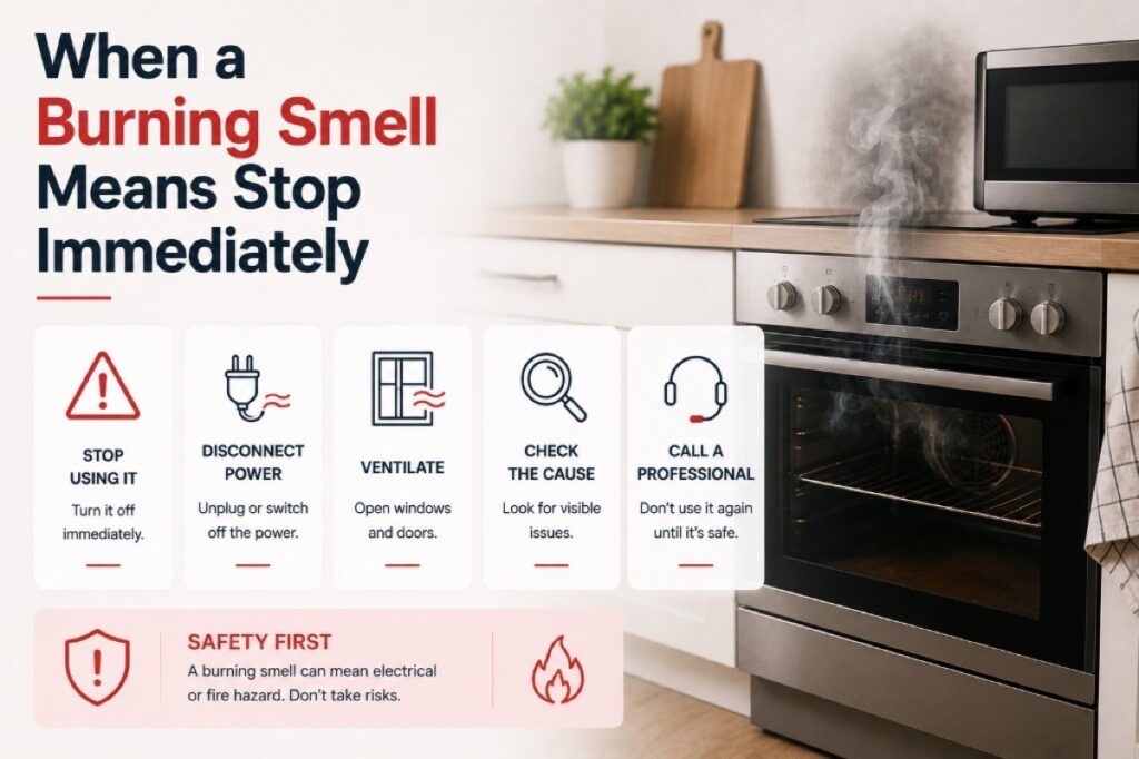 When a Burning Smell Means Stop Immediately