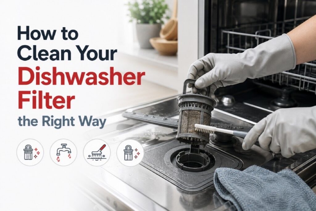 How to Clean Your Dishwasher Filter the Right Way