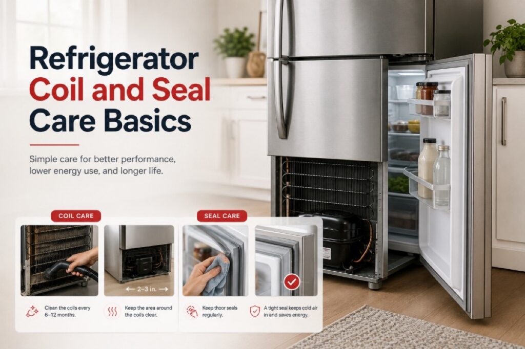 Refrigerator Coil and Seal Care Basics