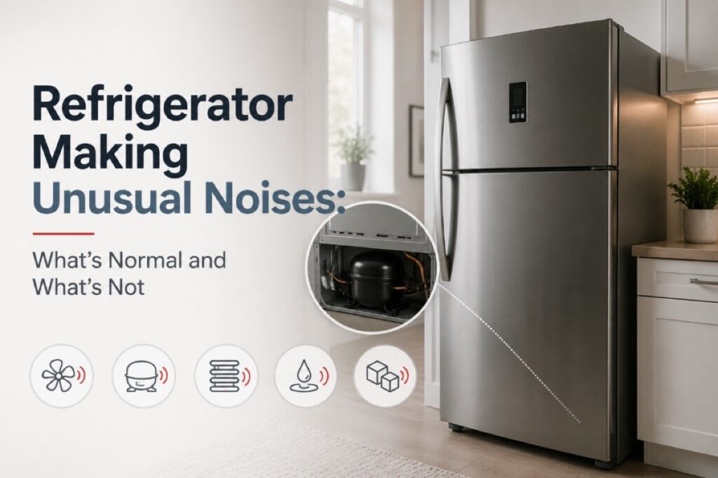 Refrigerator Making Unusual Noises: What’s Normal and What’s Not