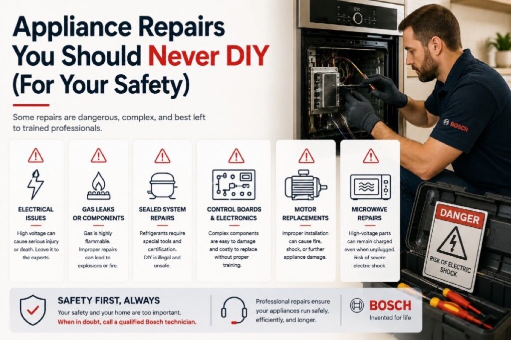 Appliance Repairs You Should Never DIY (For Your Safety)